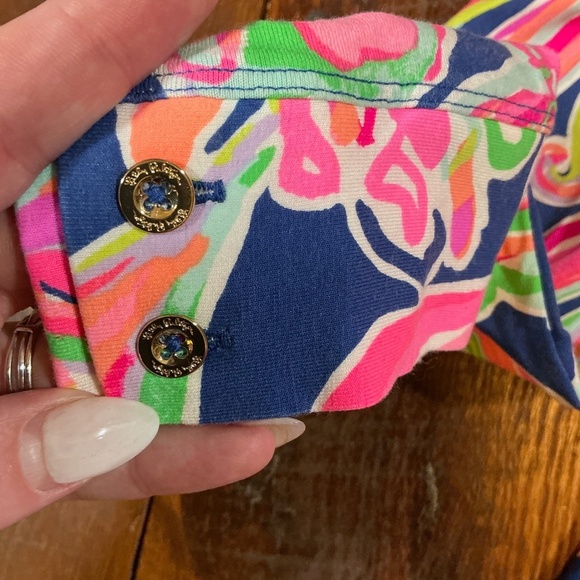 Lilly Pulitzer Emma Dress Banana Flambé Print Size Large - Picture 3 of 7